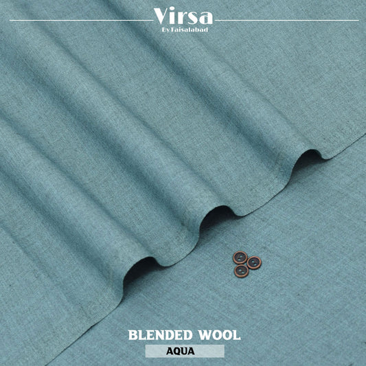 Aqua Blended Wool